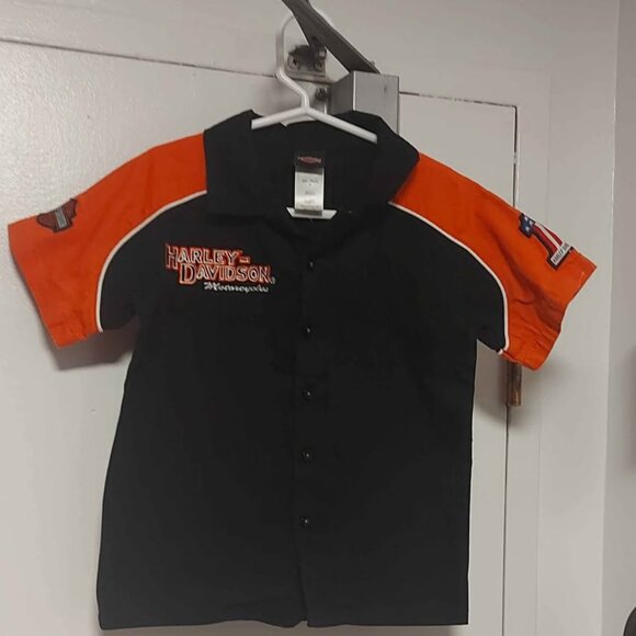 All for $100 - Authentic set of children's Harley Davdison shirts ages 4 to 10 - Picture 6 of 11